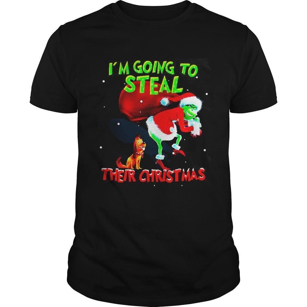Grinch Santa And Max Im Going To Steal Their Christmas Shirt